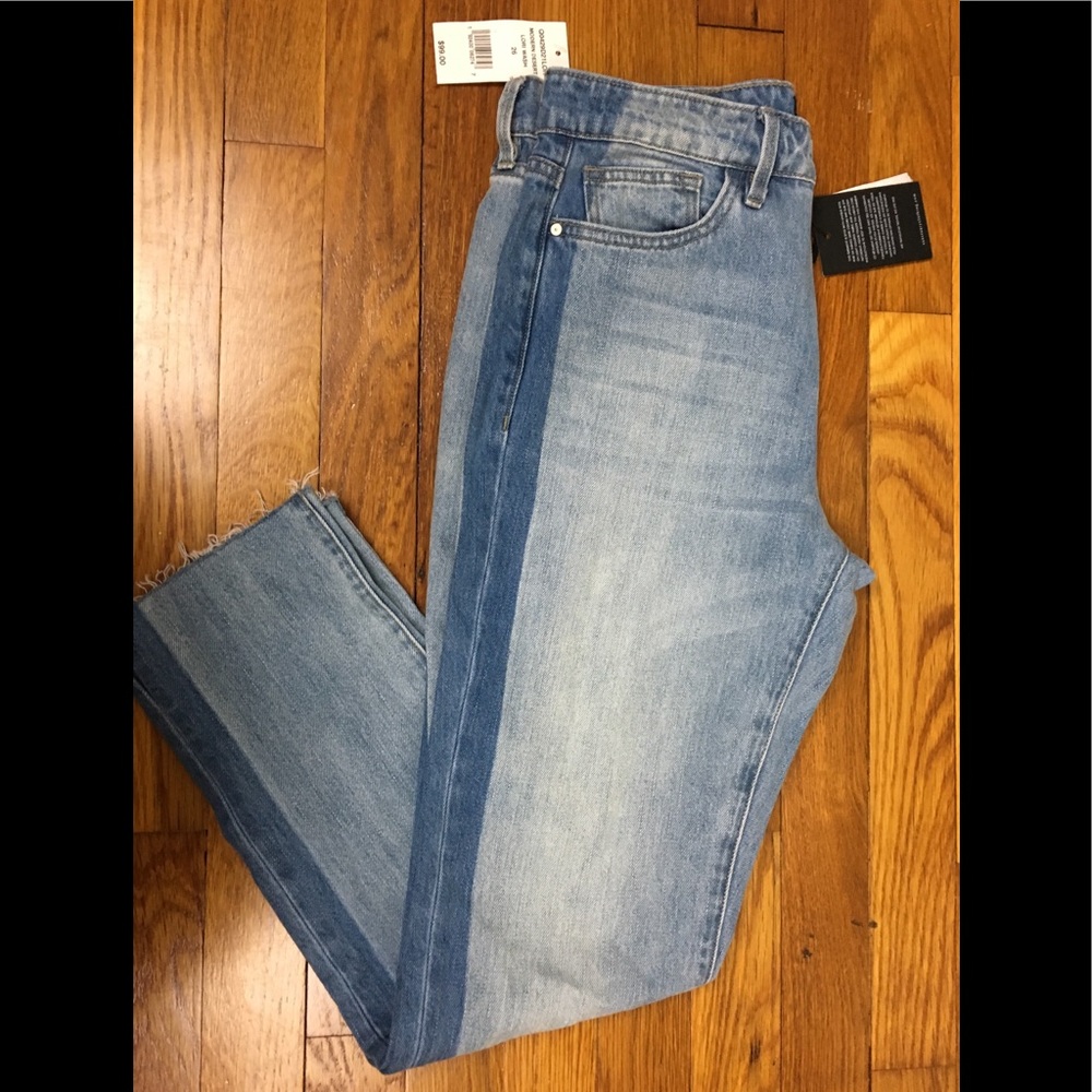 sanctuary demin jeans stripes high rise